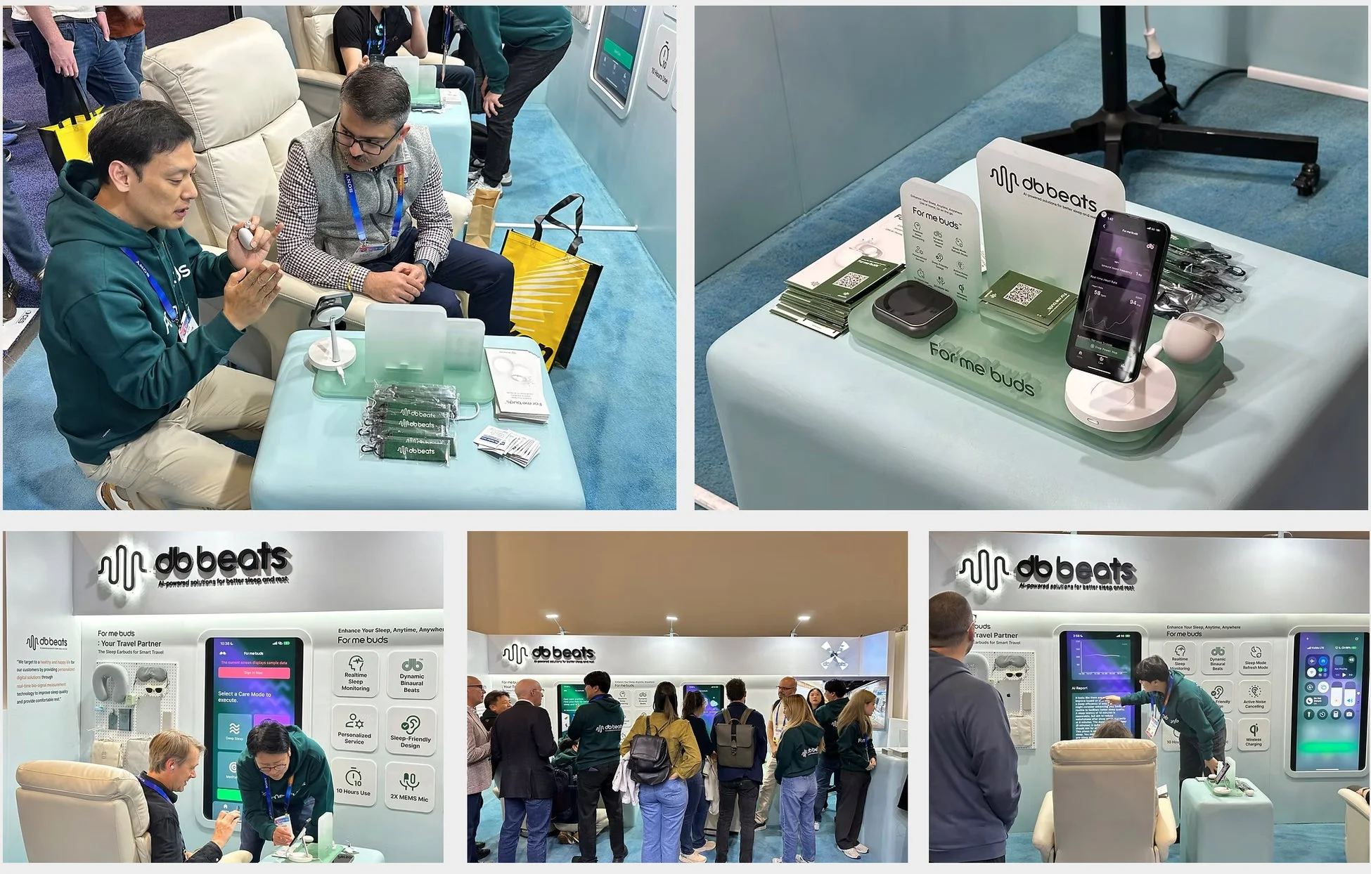 dbbeatsの展示会ブース