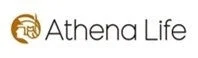 「Athena Life」という文字と、アテナ神を思わせる横顔が描かれた円形のロゴマーク