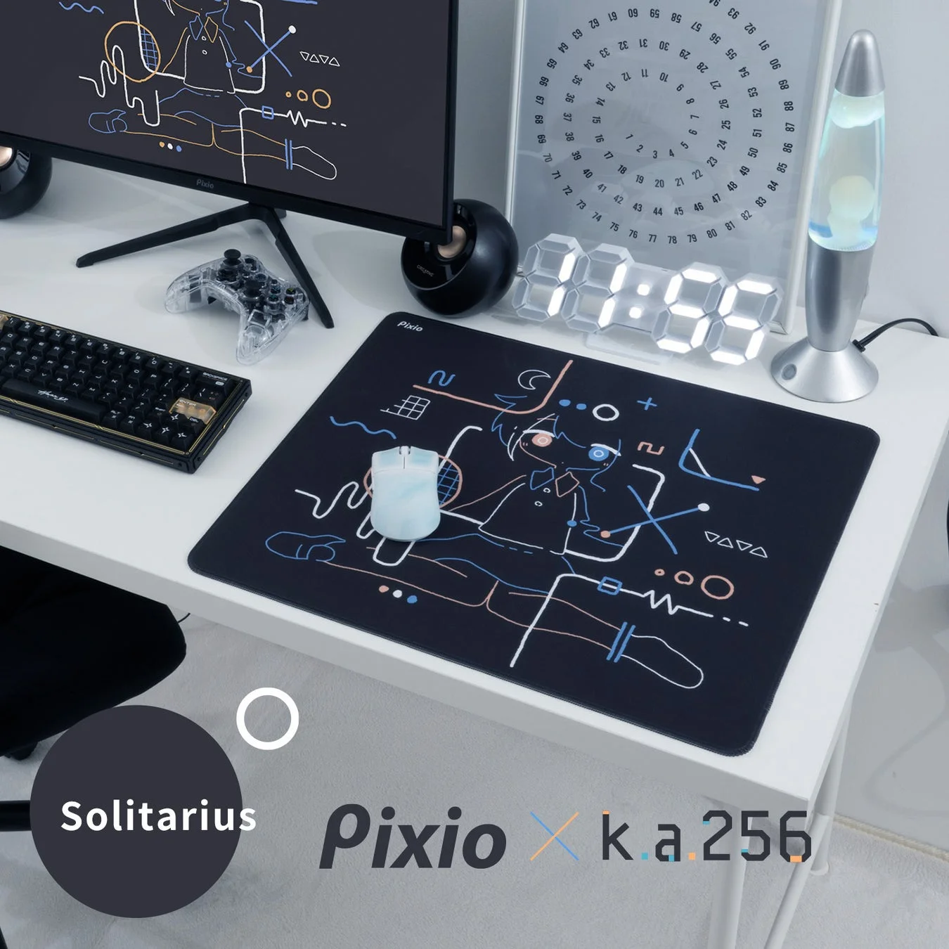 Solitariusデザインのデスクセットアップ