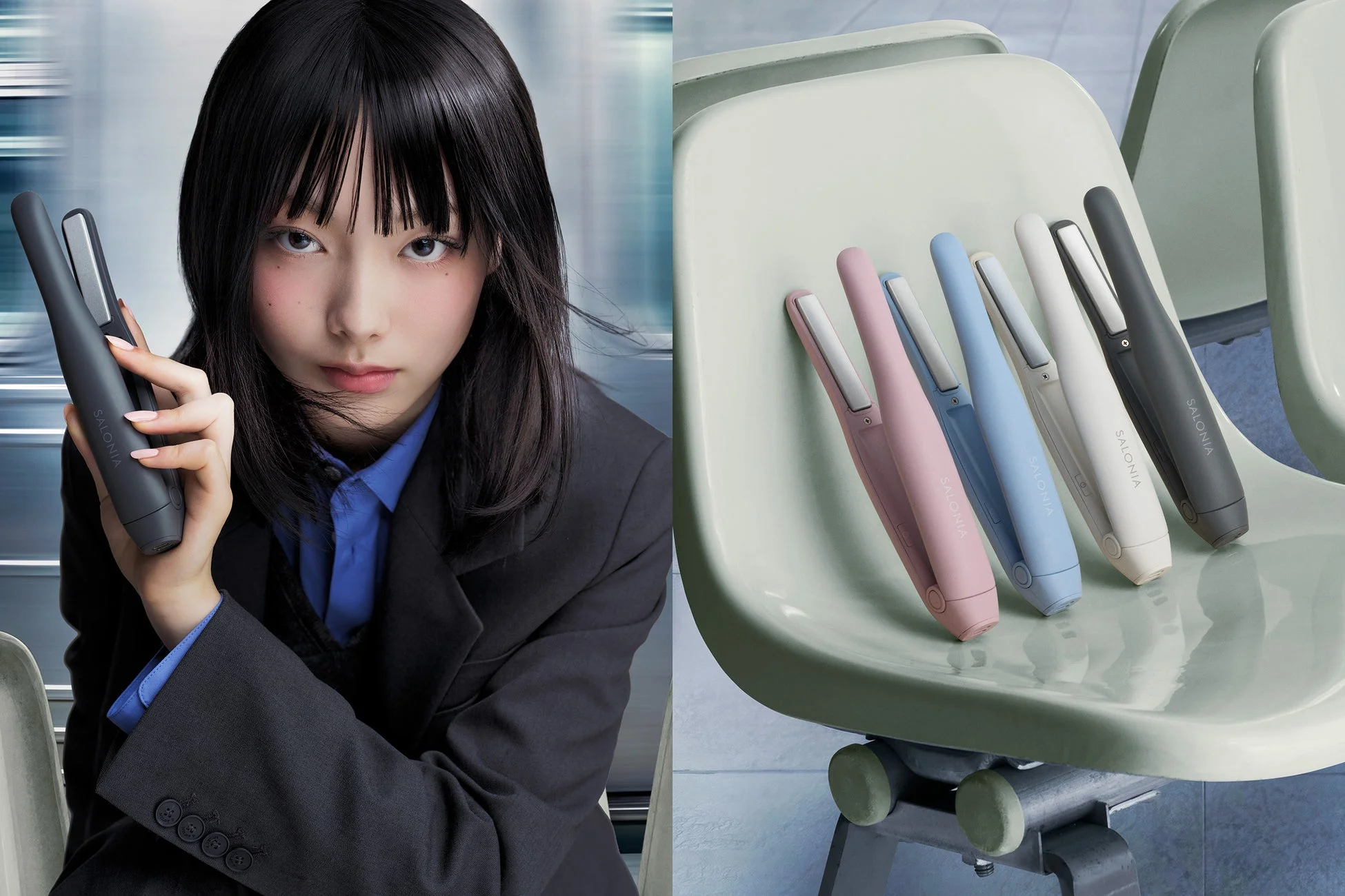 SALONIA「コードレス ストレートヘアアイロン」がリニューアル！立ち上がり時間約1/2に短縮、新色グリーンとライトグレーも登場