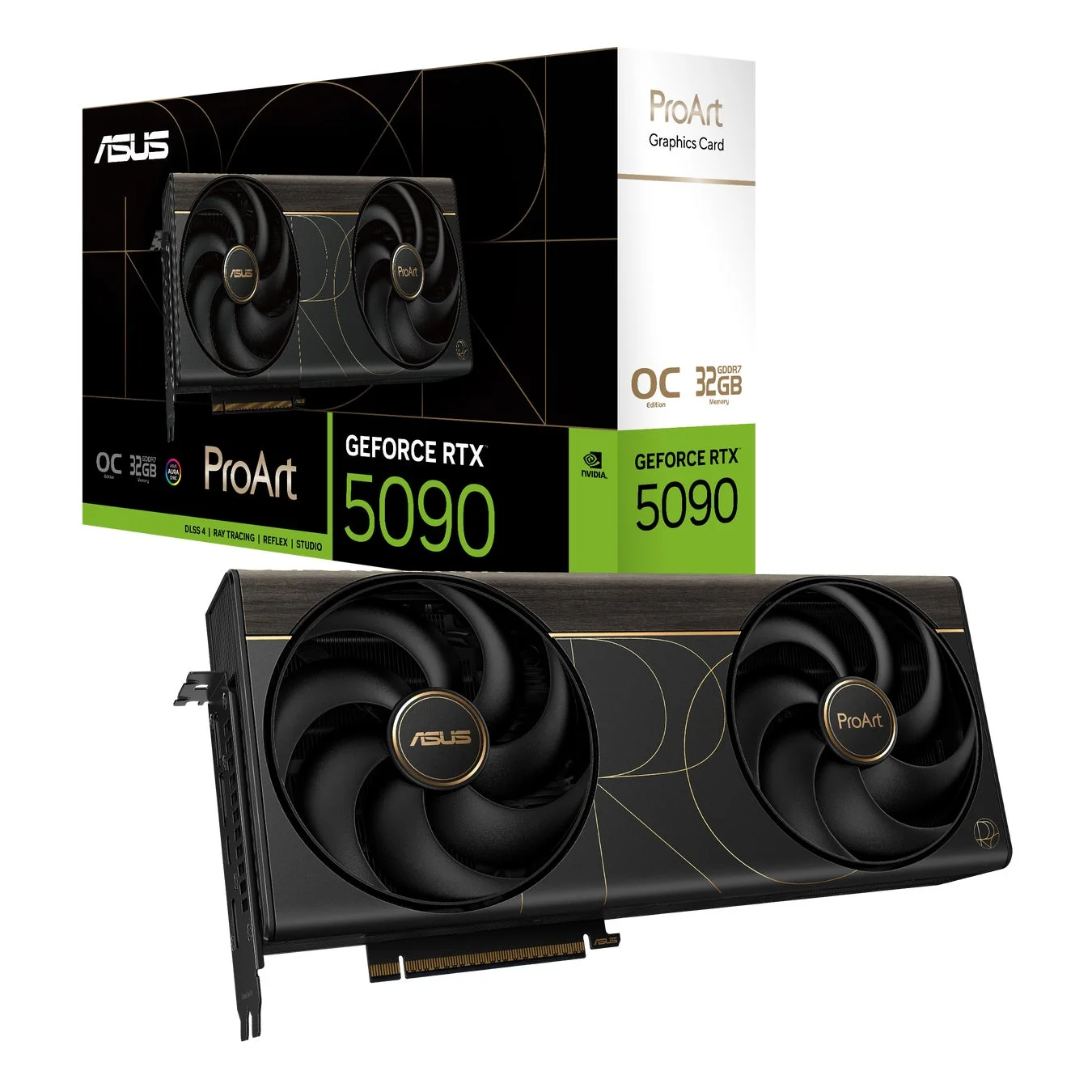 ASUS ProArt GeForce RTX 5090 OC Editionのパッケージ