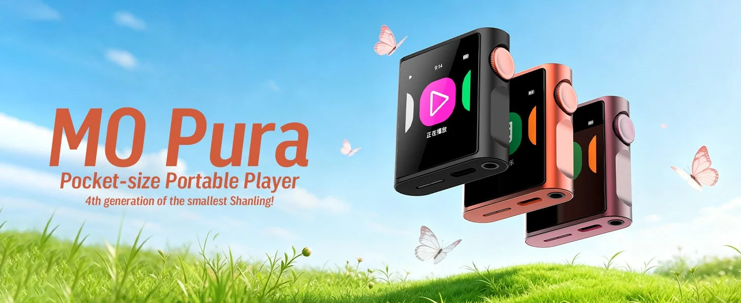 SHANLING、デュアルDAC搭載の小型ポータブルプレーヤー『M0 Pura』を7月24日に発売