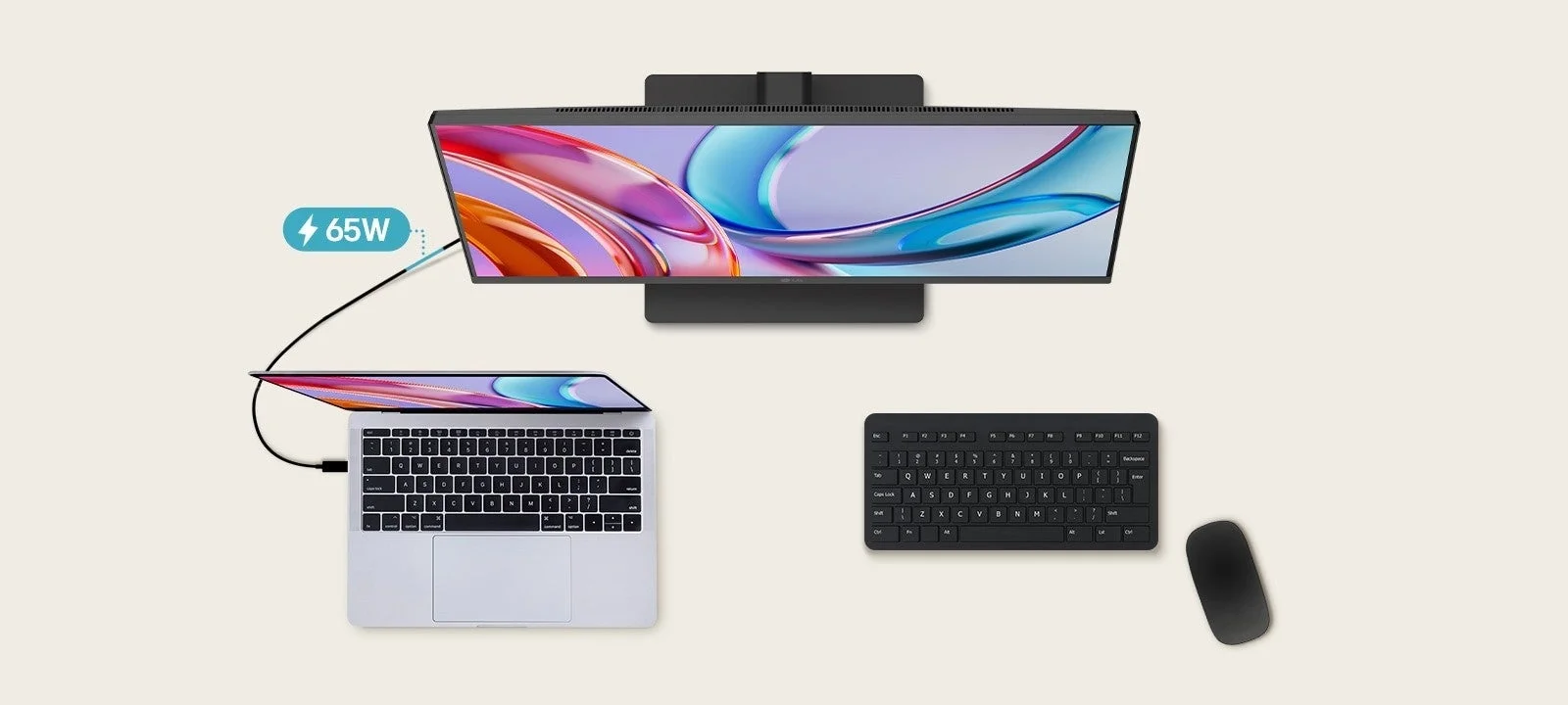 USB Type-C接続による給電とデータ転送