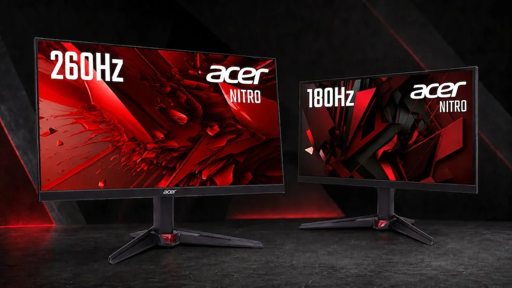 Acer、最大260Hz/180Hz対応のフルHDゲーミングモニター4機種を新発売！快適なゲーム体験をあなたに