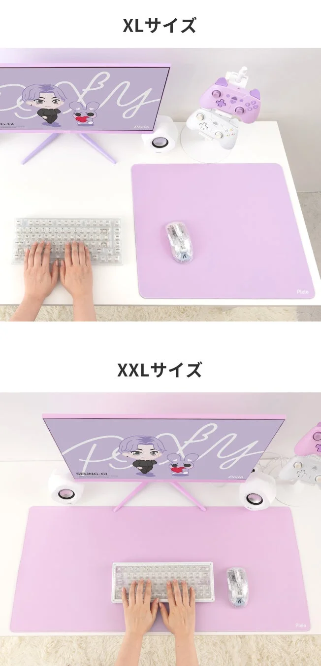 XLとXXLサイズの比較イメージ