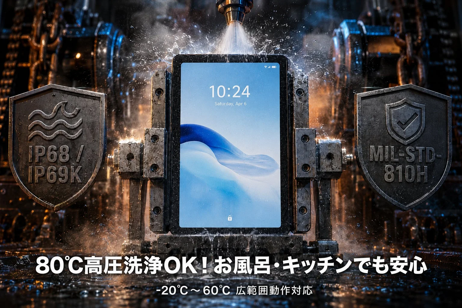 IP68/IP69K MIL-STD-810H