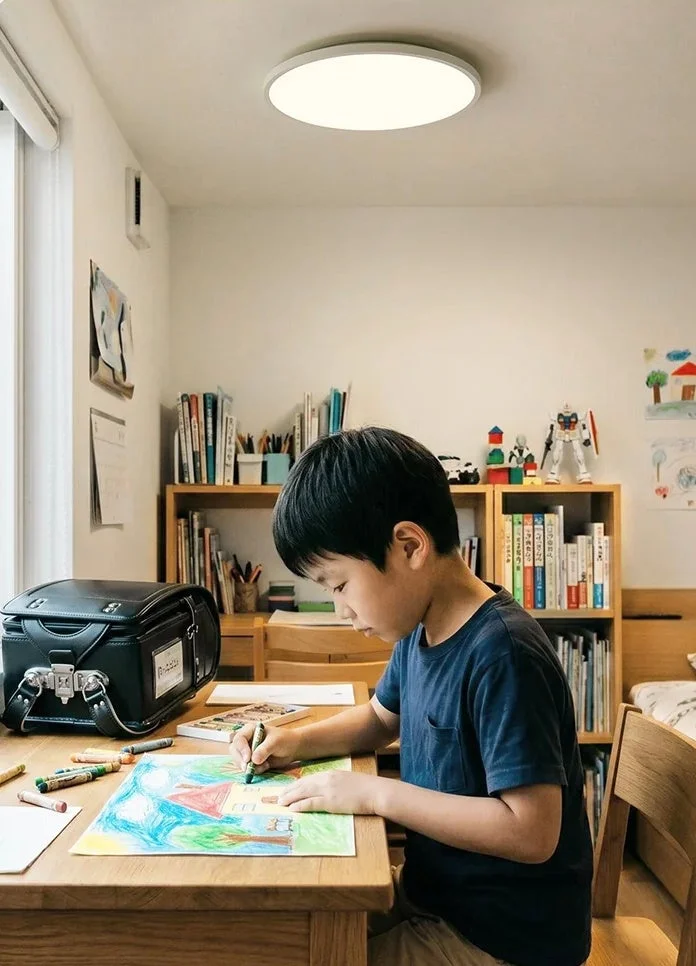 学習する子供