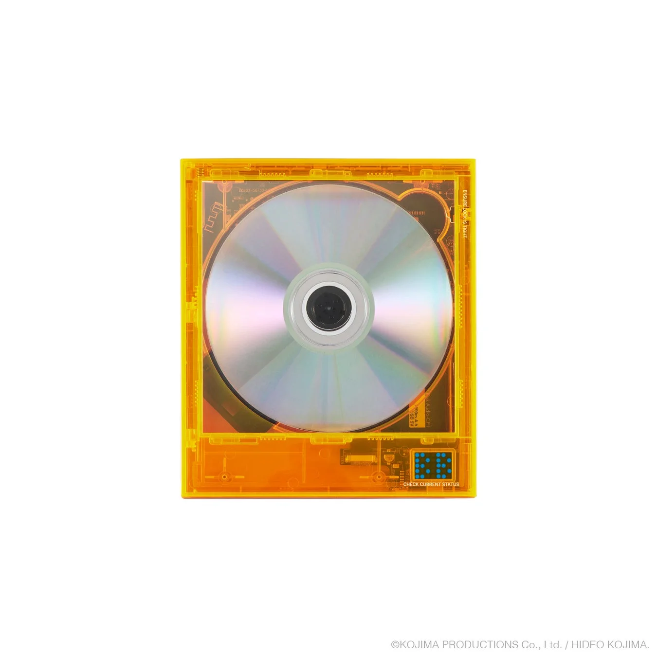 CDと透明なオレンジケース
