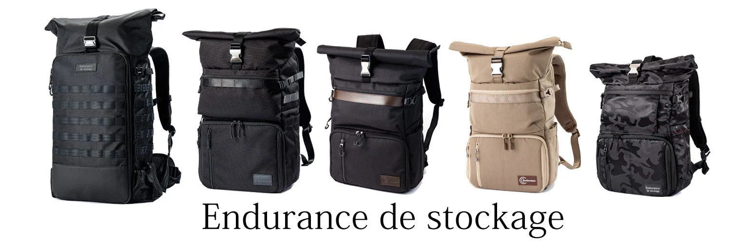 Enduranceブランドの様々なバックパック