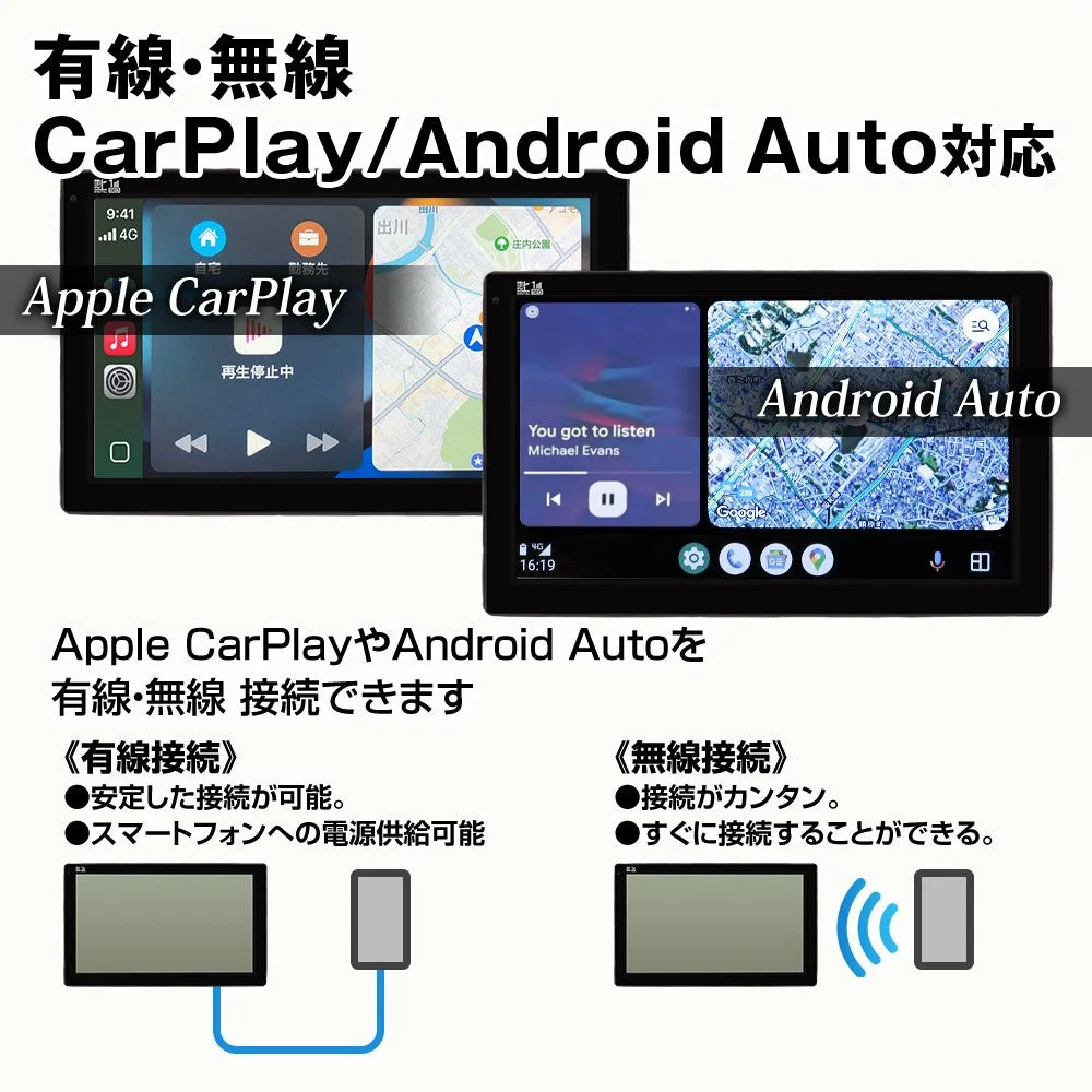 CarPlay・Android Auto対応画面