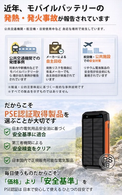 PSE認証の重要性