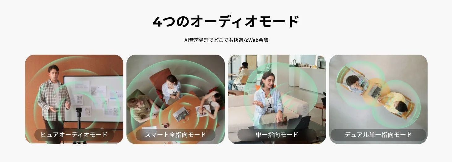 4つのオーディオモード