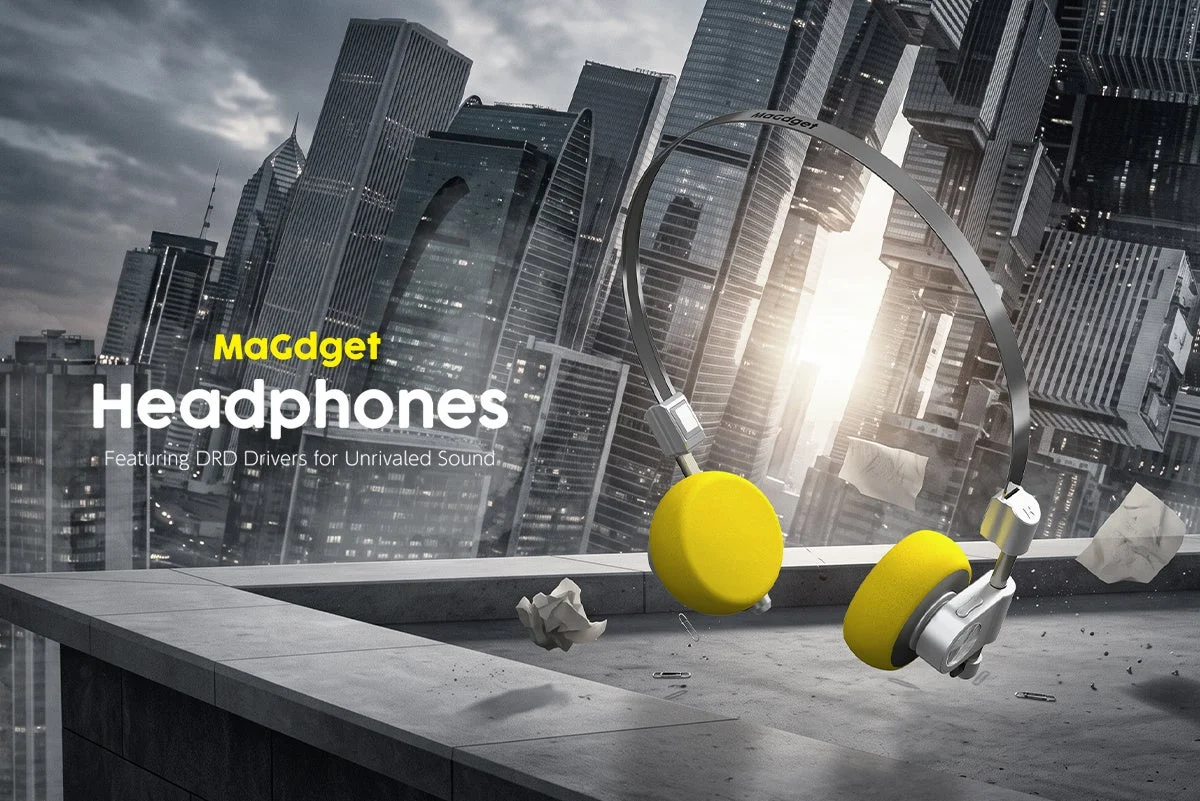 1980sデザイン×令和の最新音響『MaGdget Headphones』、支援総額500万円突破！トップYouTuberレビュー動画も公開、先行予約販売中