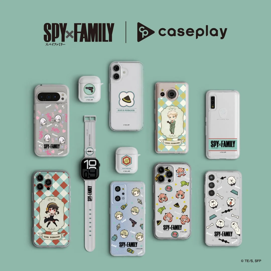 『SPY×FAMILY』ファン必見！caseplayからスマホアクセサリー第3弾が新登場、15デザイン170機種以上に対応