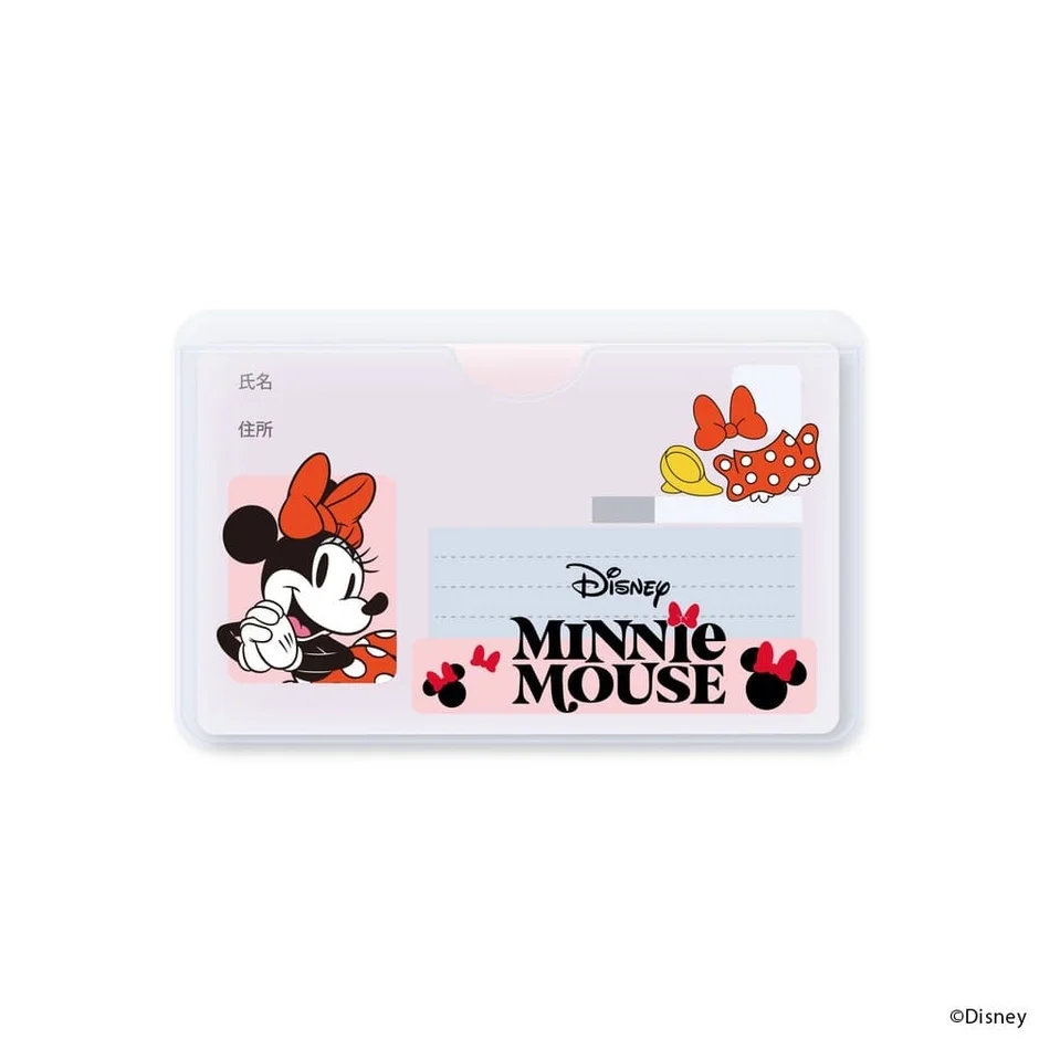 ミニーマウスデザインのカードケース