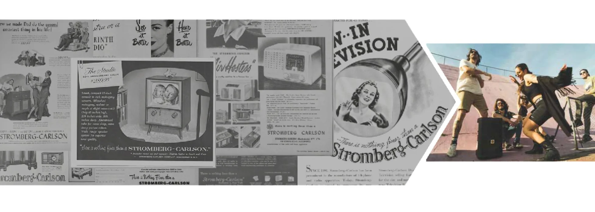 STROMBERGの歴史を物語るビンテージ広告と現代のライフスタイル