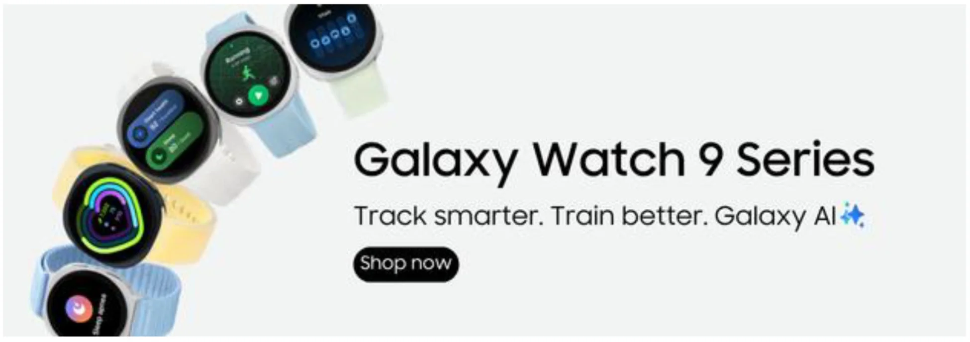Samsung Galaxy Watch 9 Seriesの広告バナー
