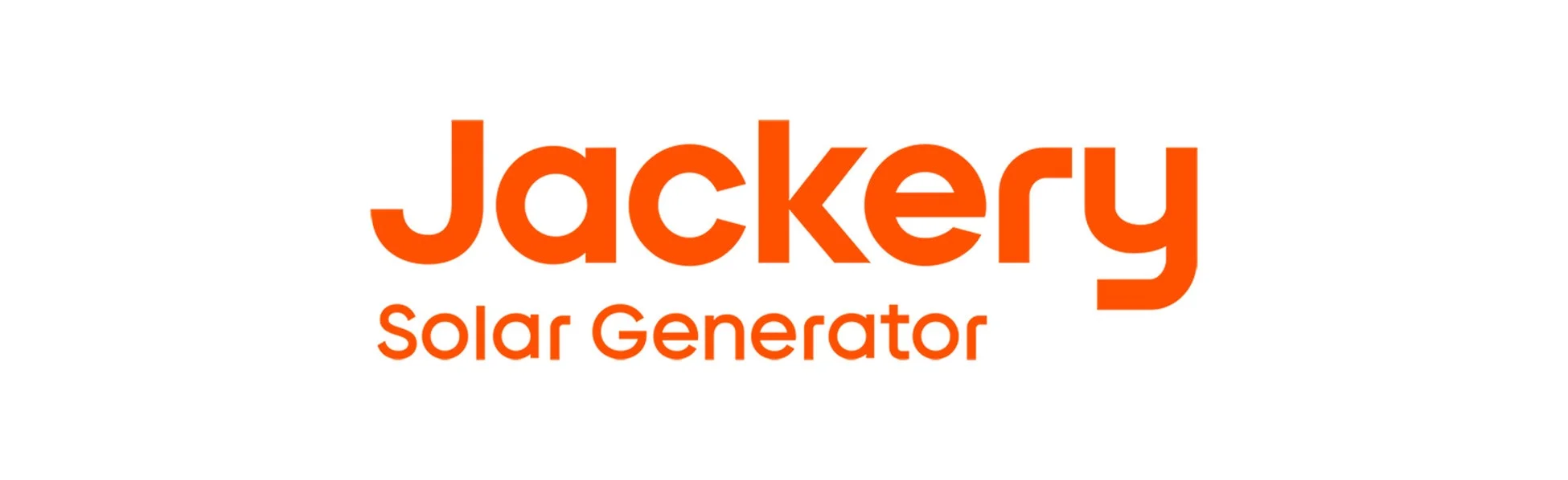 Jackeryのロゴと「Solar Generator」という文字がオレンジ色で表示された画像です。