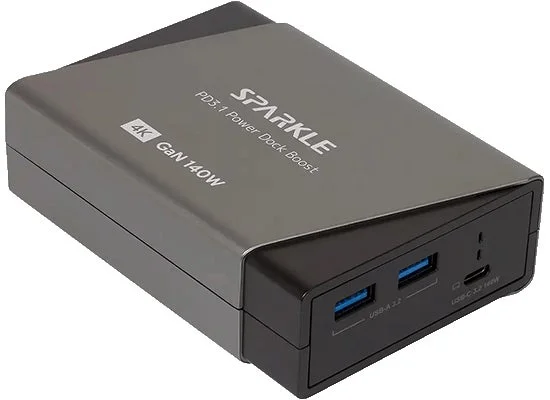 SPARKLE、最大140W USB-C給電対応4ポートドッキングステーション『Power Dock Boost TC-9411M』を新発売
