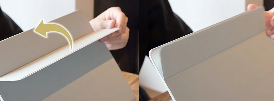 マグネット内蔵でスムーズに開閉するNeo Folio