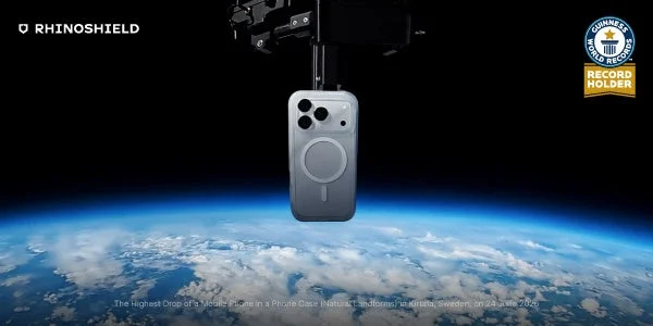ギネス世界記録™更新!RHINOSHIELD「AirX」スマホケースが成層圏3万mからの落下に耐え、驚異の保護性能を実証