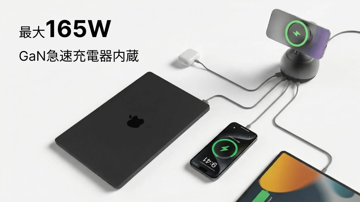 GaN急速充電器内蔵デバイス