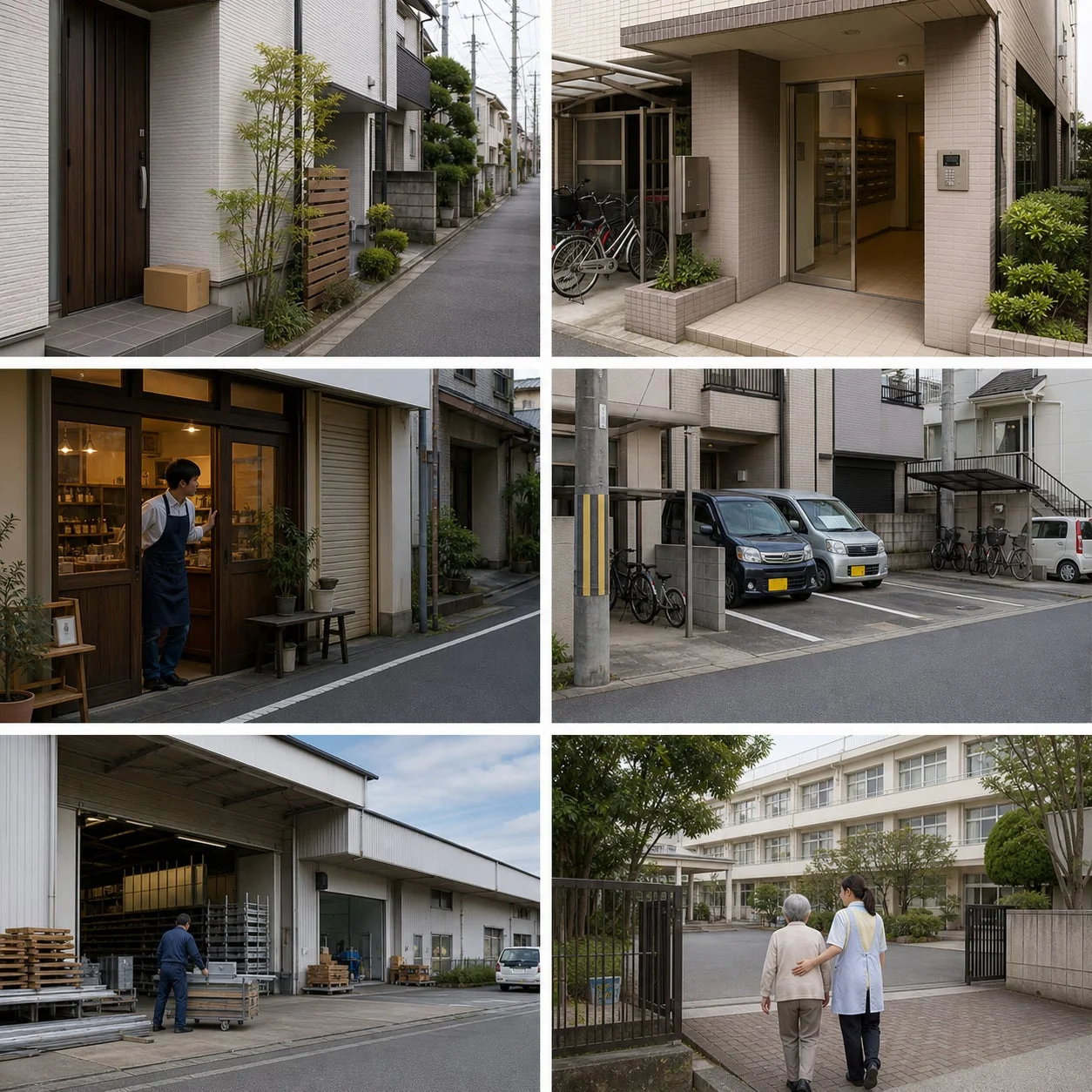 様々な設置場所のイメージ