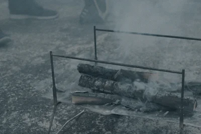 GEAR MISSION FAN 焚き火