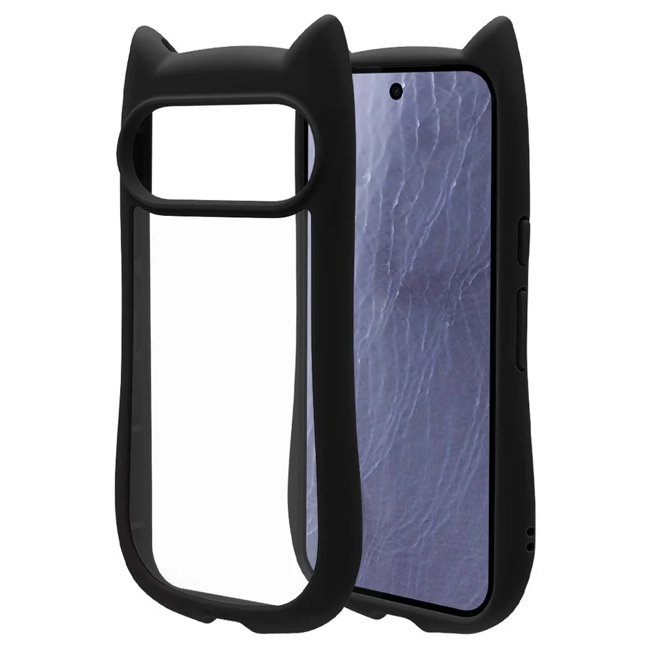Google Pixel 11 ネコミミケース ブラック
