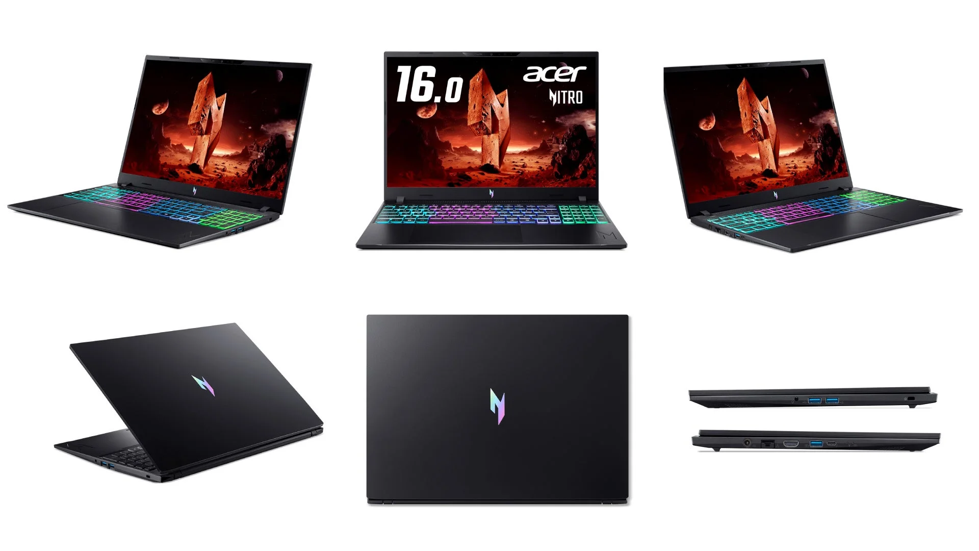 Acer Nitro V 16 AI サイドビュー