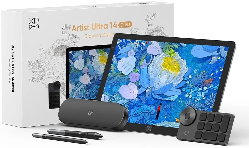 XPPen、有機ELペンタブレット「Artist Ultra 14」を新発売！携帯性と美しさを両立