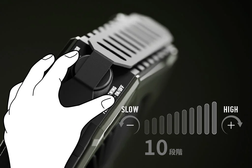 GEAR MISSION FAN 風量調節