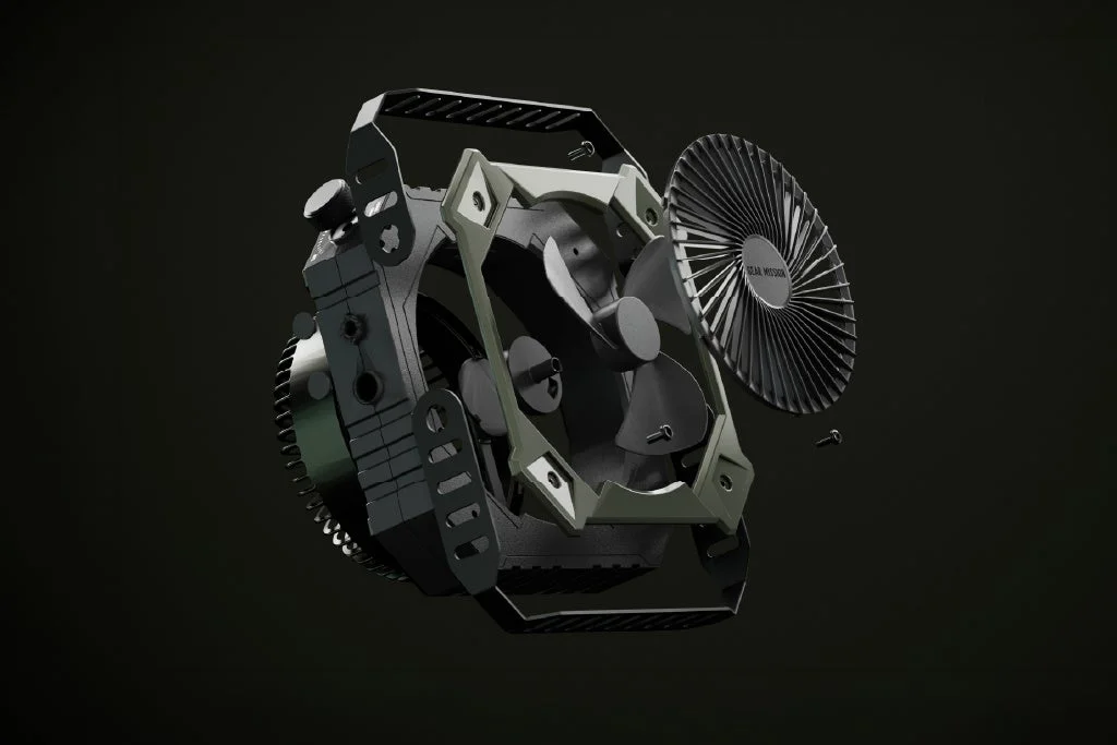 GEAR MISSION FAN 分解図