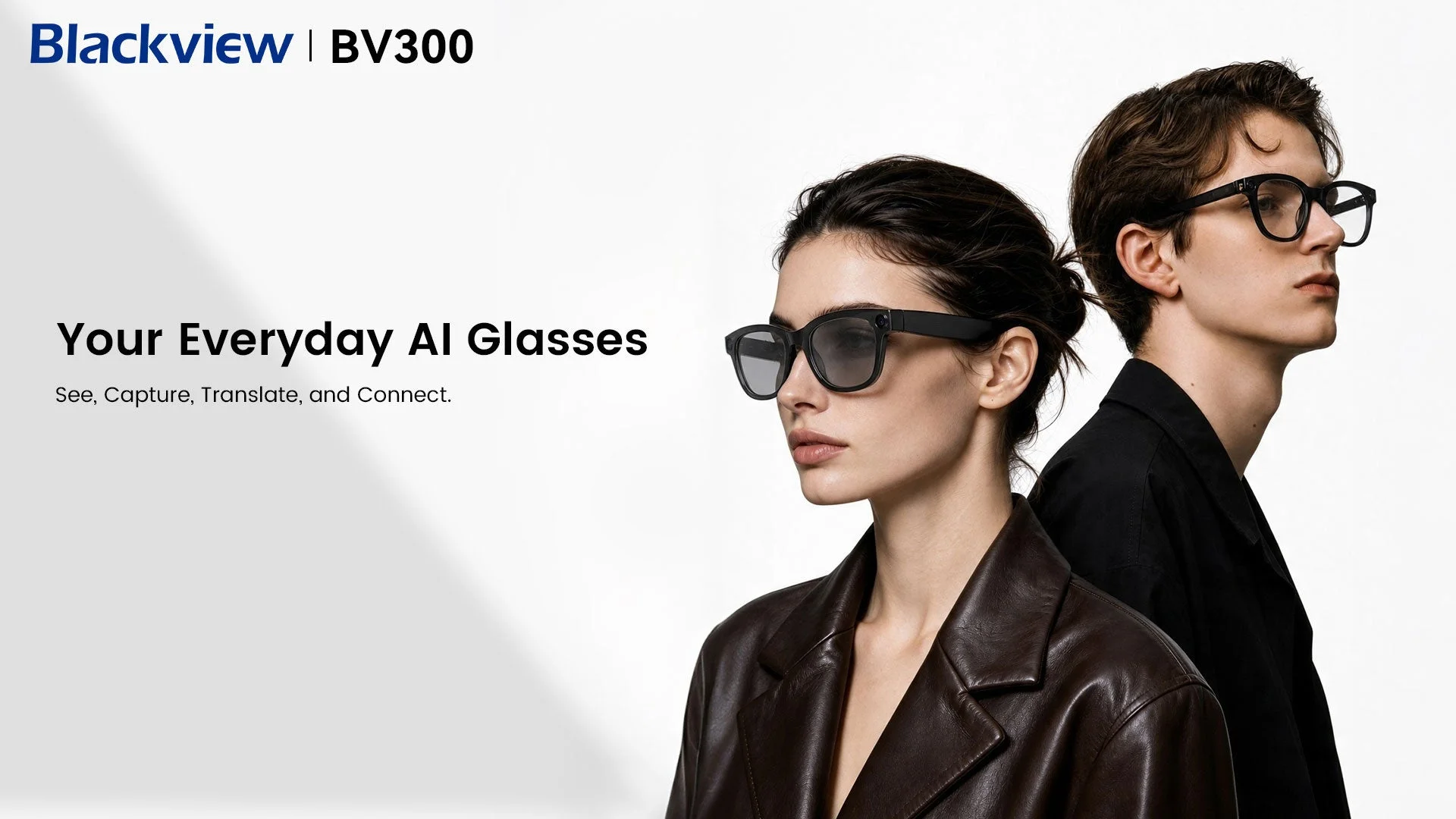 Blackview、AIスマートグラス「BV300」が新登場！AI音声アシスタントと80言語リアルタイム翻訳に対応、発売記念価格47.5ドルで提供開始