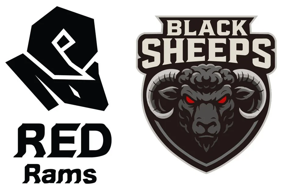 RED Rams BLACK SHEEPS ロゴ