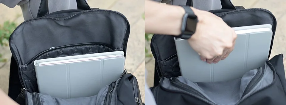 薄型設計でバッグに収納しやすいNeo Folio