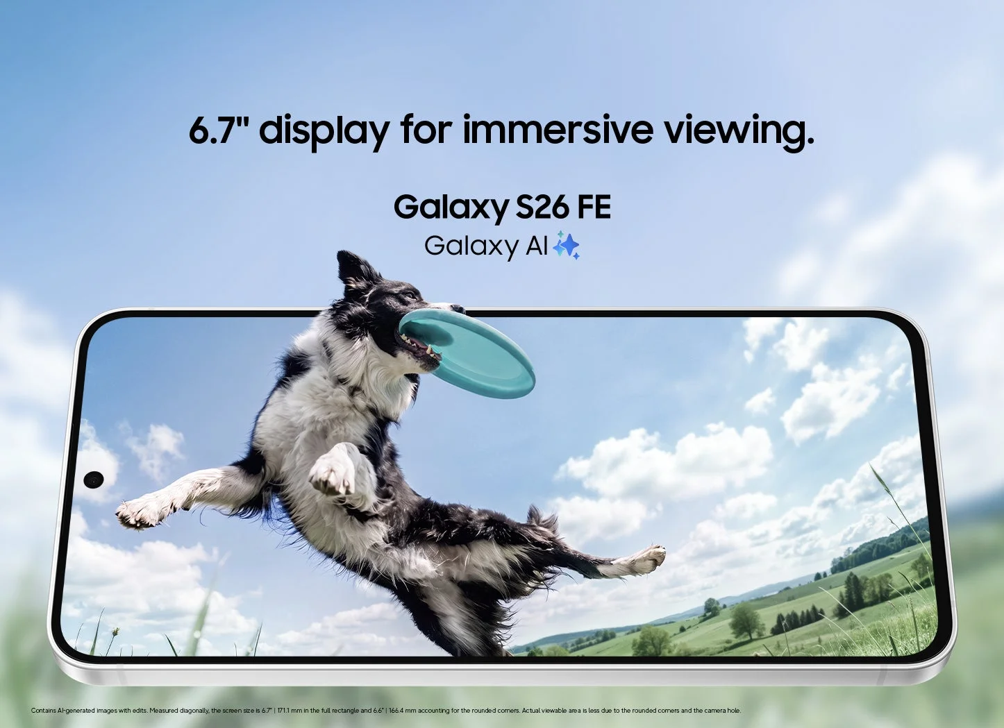 Samsung Galaxy S26 FE ディスプレイ