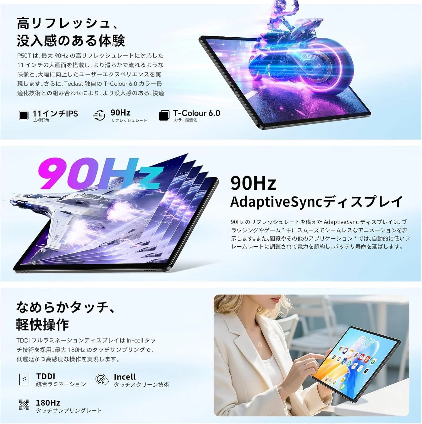 P50T ディスプレイ