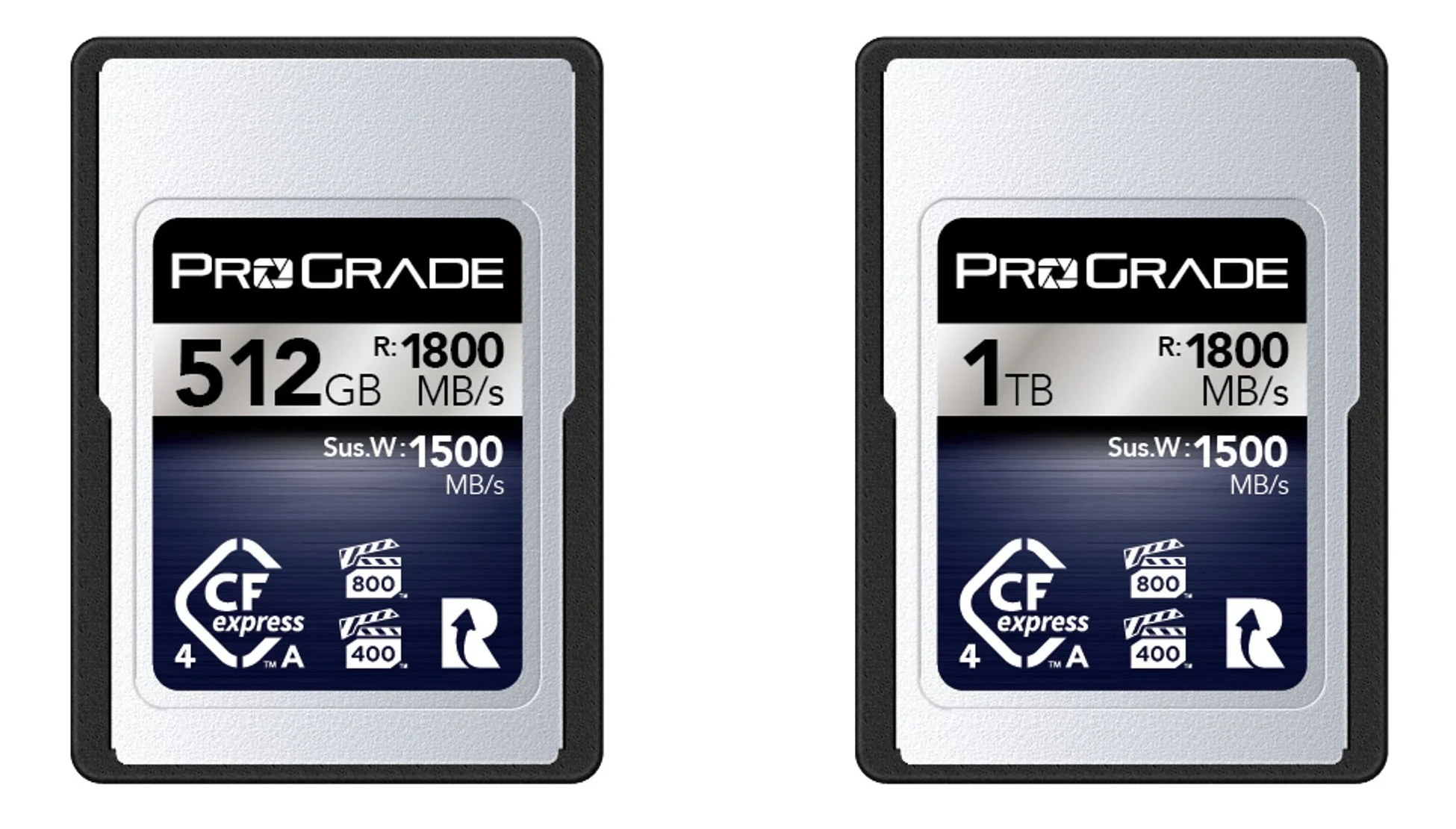 ProGrade Digital、高画質動画記録向けCFexpress 4.0 Type A Dual VPG 400/800メモリーカードを新発売