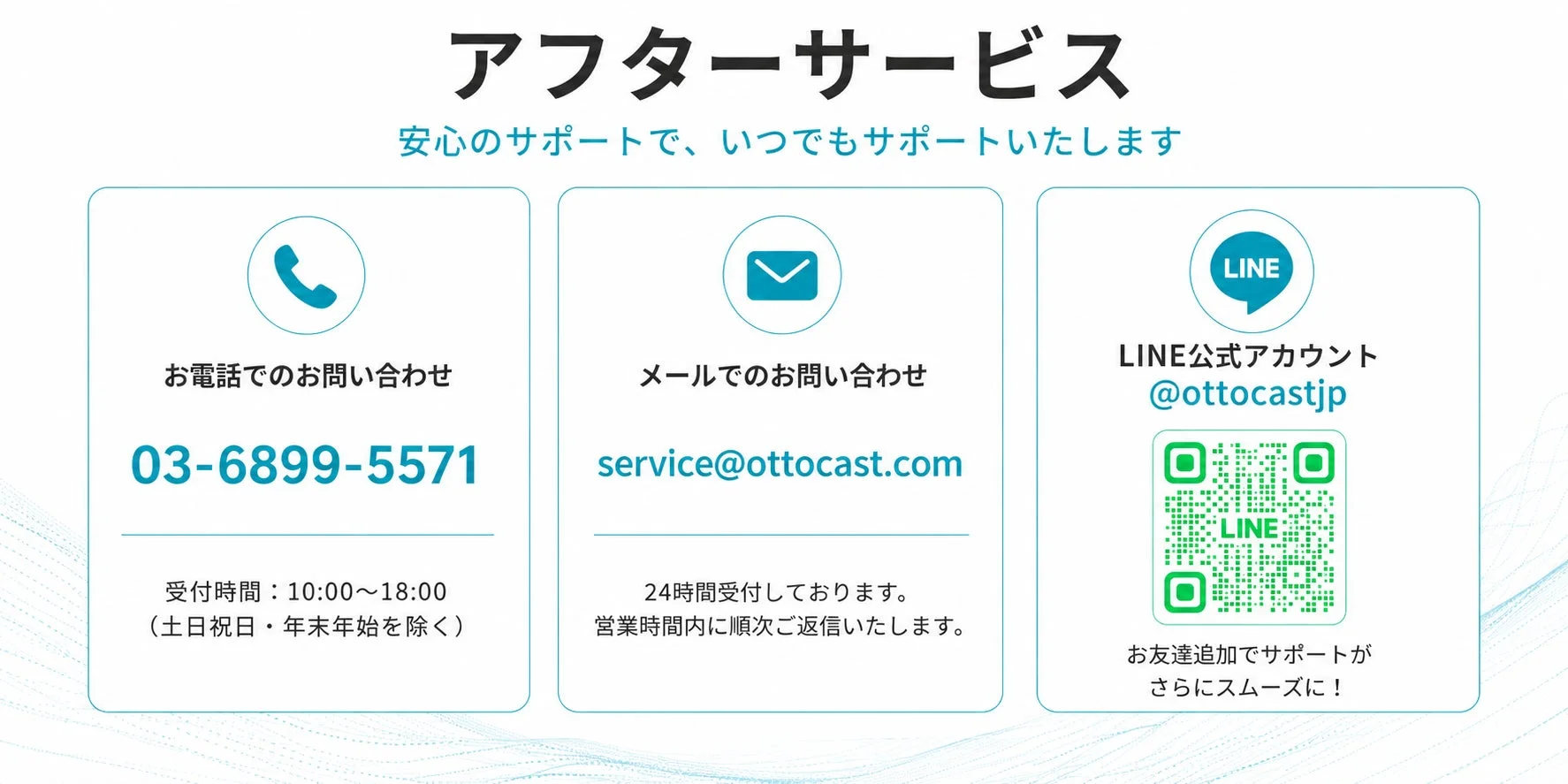Ottocast サポート
