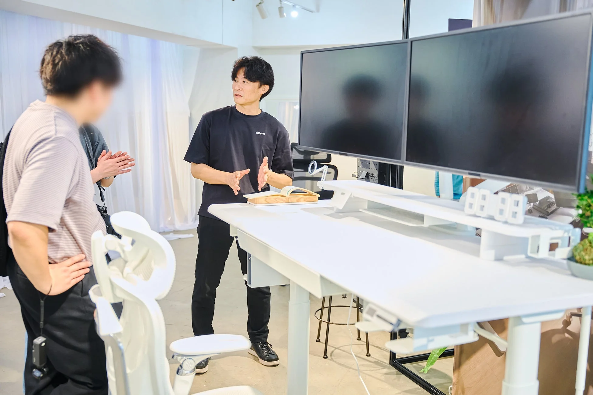 体験会の様子3、説明