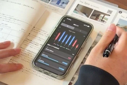 スマートリングのデータ画面