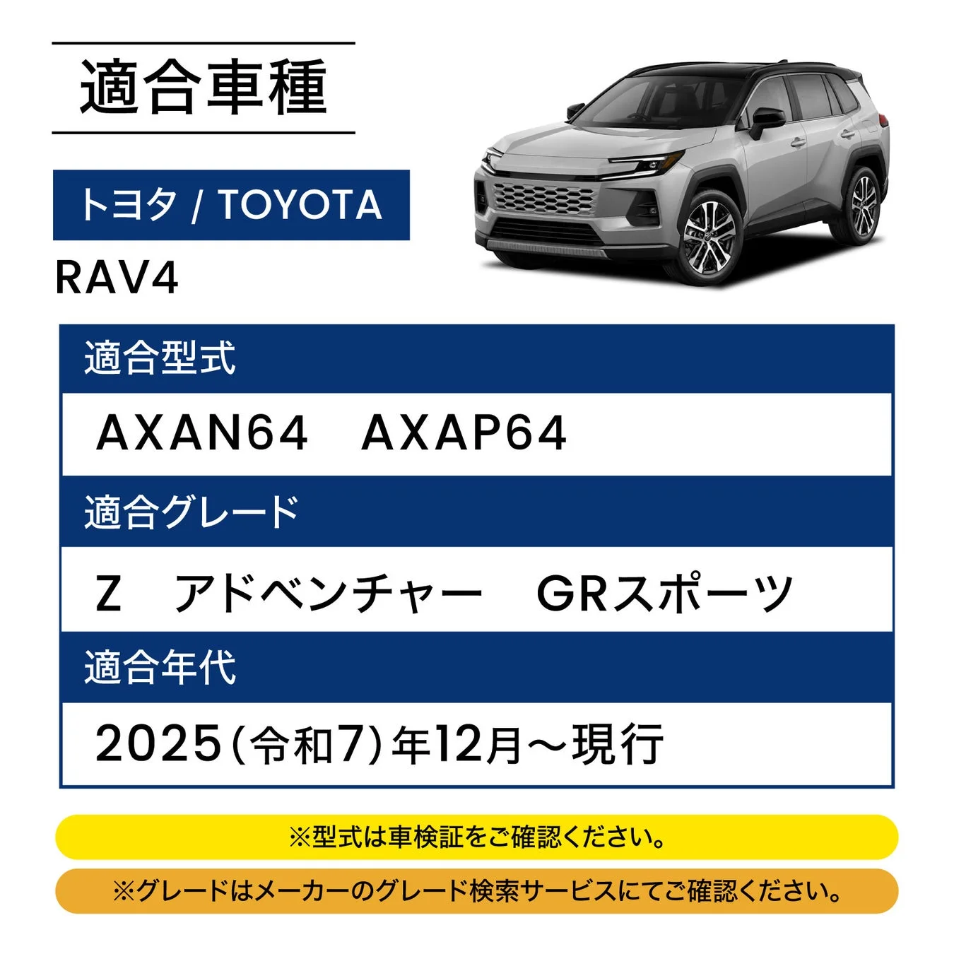 適合車種情報