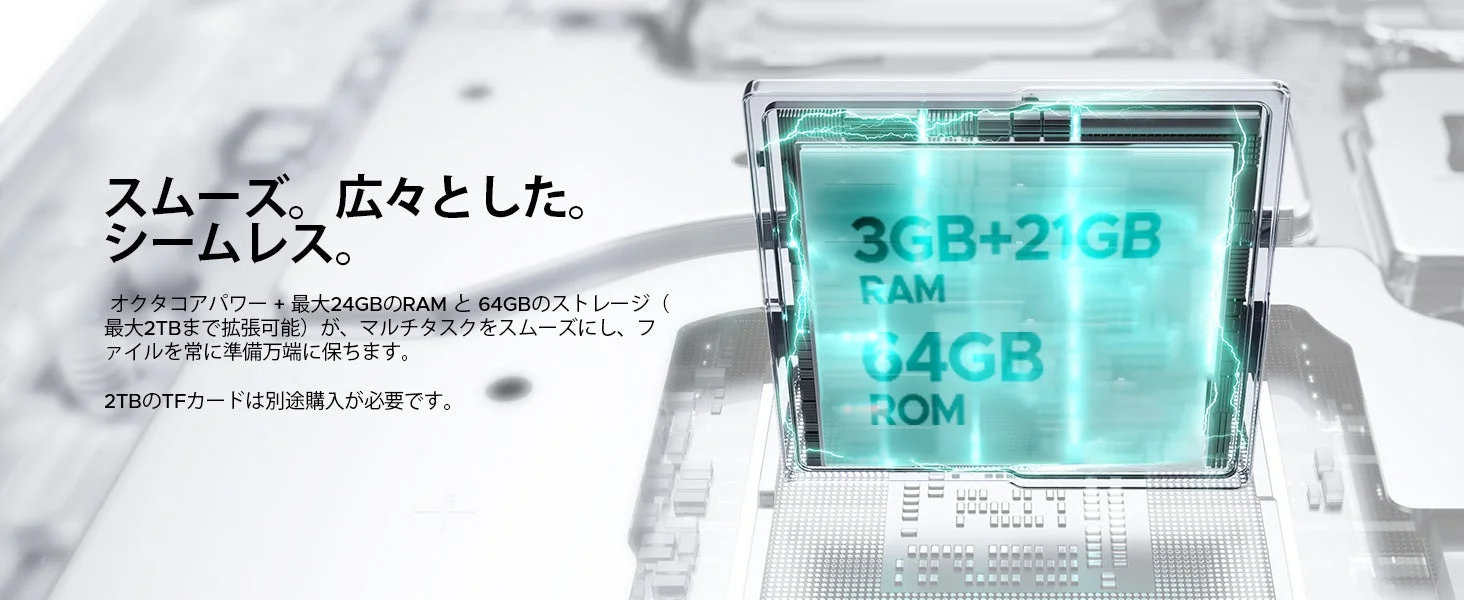 DOOGEE Note56 X メモリとストレージ