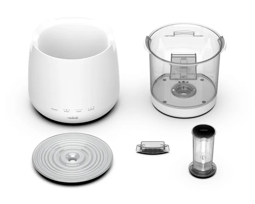 加湿器、空気清浄機、家電、白、分解、部品、モダンデザイン、raycop、アプライアンス、ヘルスケア