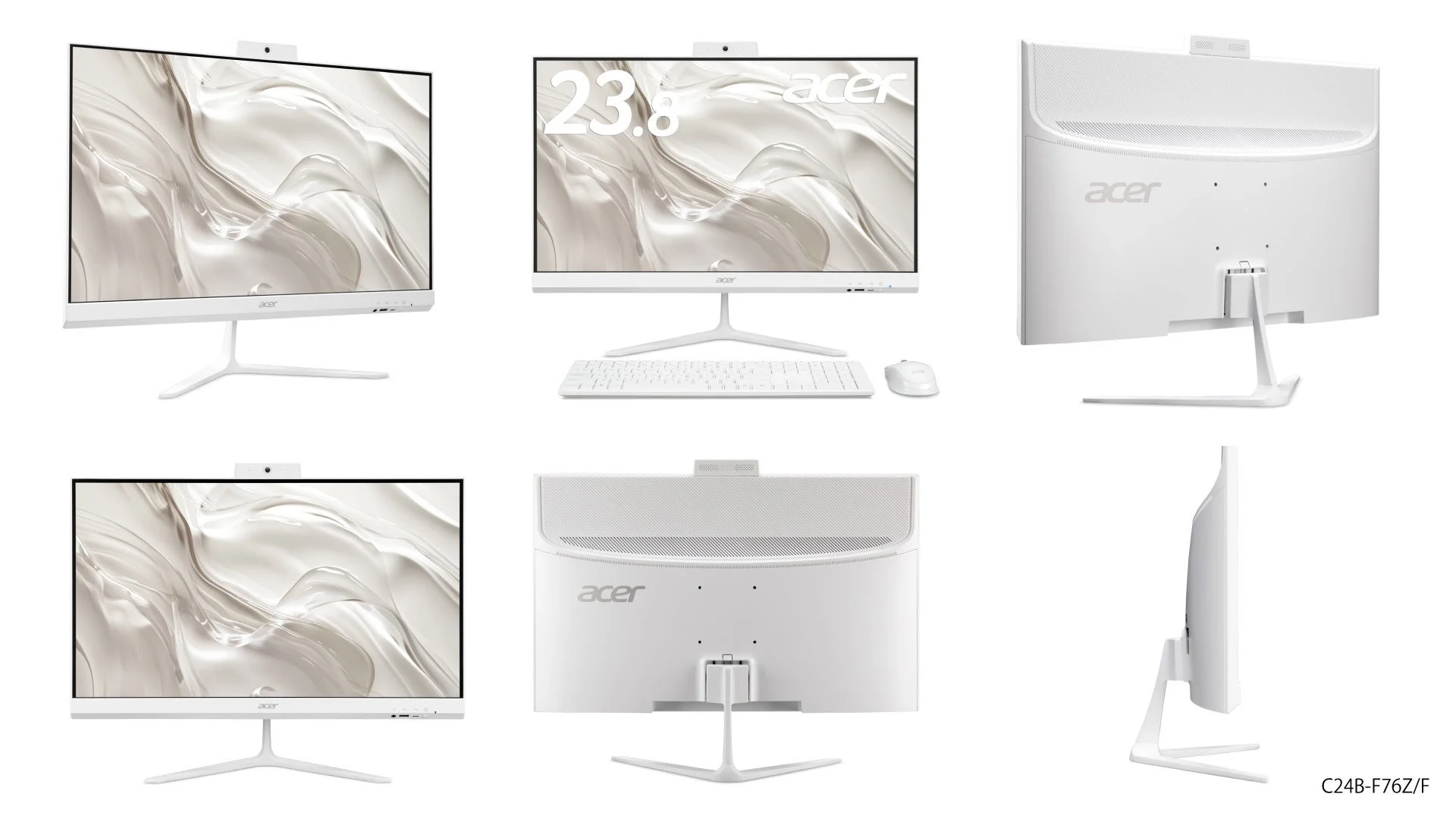 白いAcer製オールインワンPC