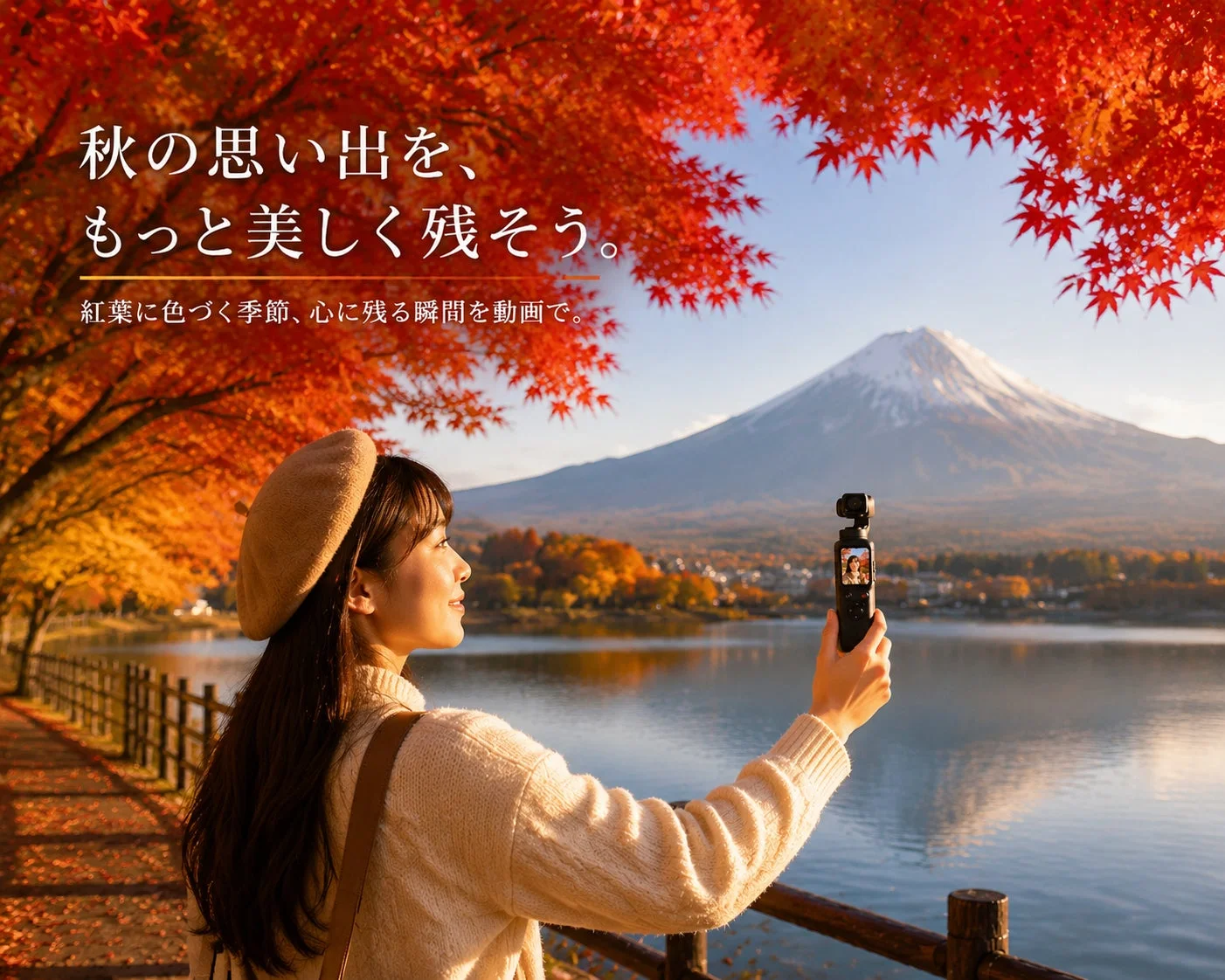 秋の思い出を美しく残す