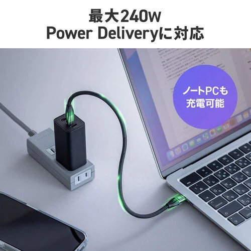 最大240W Power Deliveryに対応