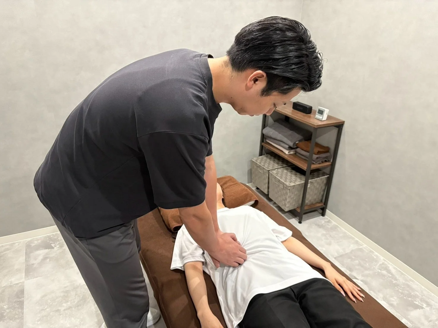 胸部の施術