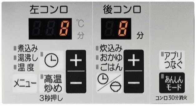 操作パネル